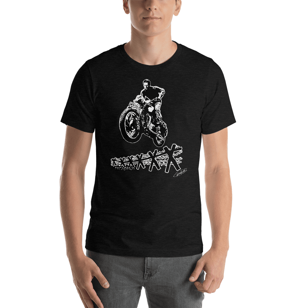 Escapism (bw) • Short-Sleeve Men's T-Shirt — MuertoTees