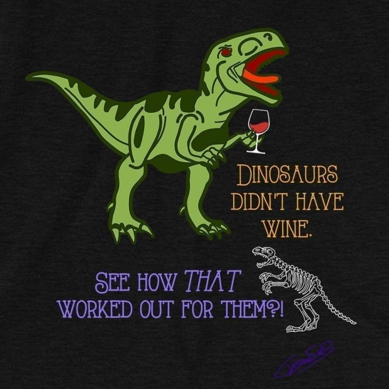 Dino Wine • Short-Sleeve Men’s T-Shirt