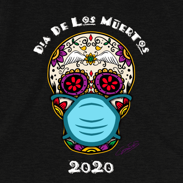 Dia De Los Muertos 2020 • Women’s Casual V-Neck T-Shirt